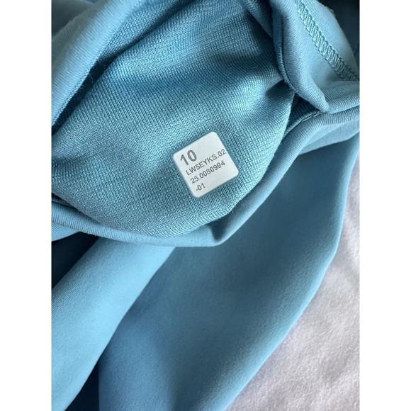 New Lululemon Wunder Train High Rise Tight 25" Size 10 Washed Blue Workout NWT - Picture 12 of 12